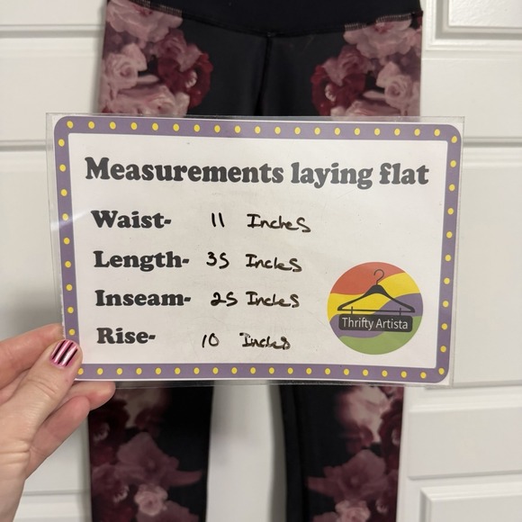 The North Face Floral Print High Waisted Leggings Women's Size Small - Picture 2 of 8